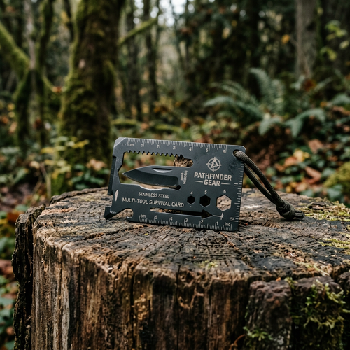 Stag & Steel Survival Multi-Tool Card
