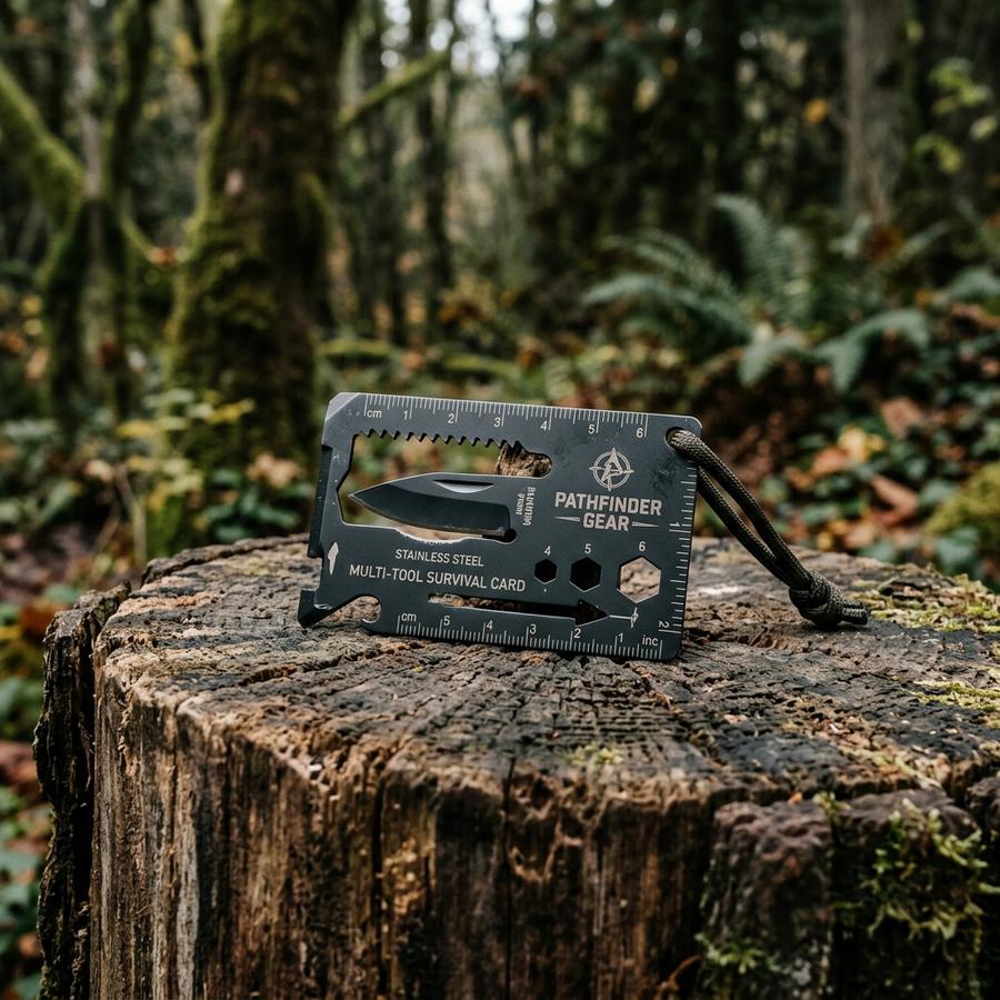 Stag & Steel Survival Multi-Tool Card