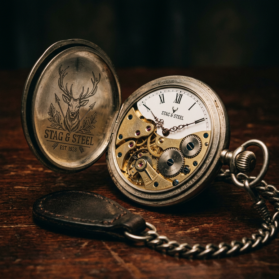 The Ironhorse Rugged Pocket Watch