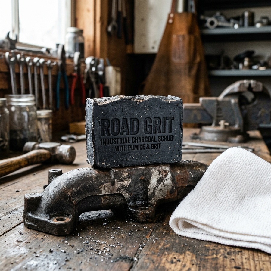 Road Grit Charcoal Scrub Bar Soap