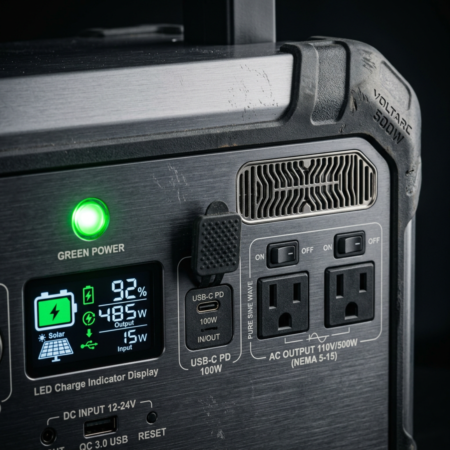 Volt-Forge 500W Portable Solar Generator